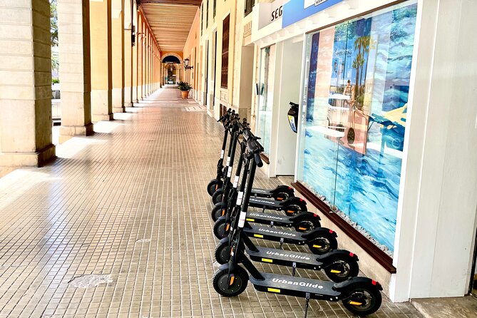 1.5 H Electric Kick-Scooter Tour - Ca’n Pere Antoni beach and a change of scenery