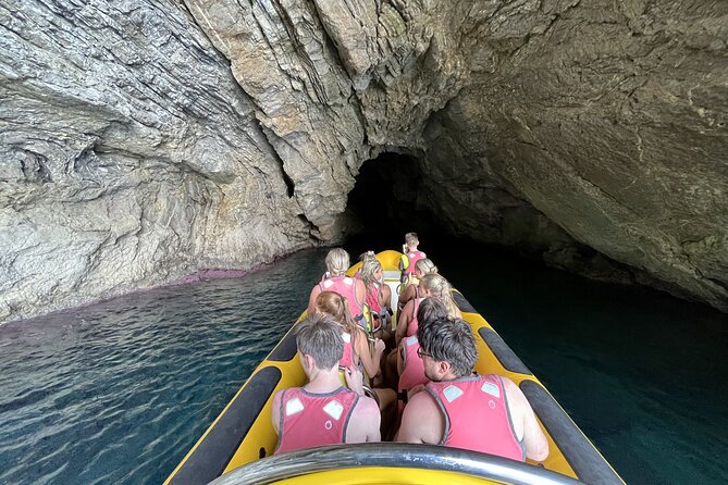 1 Hour of Adrenaline and Speedboat adventure in Alcúdia - Photo stops and the quiet cove