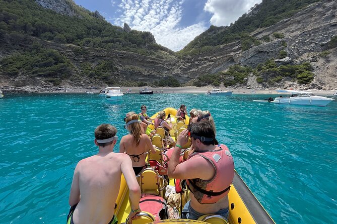 1 Hour of Adrenaline and Speedboat adventure in Alcúdia - Entering the two caves