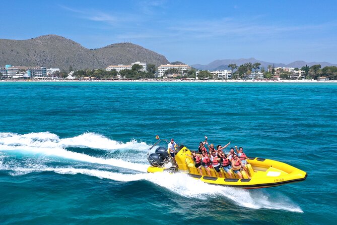 1 Hour of Adrenaline and Speedboat adventure in Alcúdia - The first run along Mallorca’s north coast