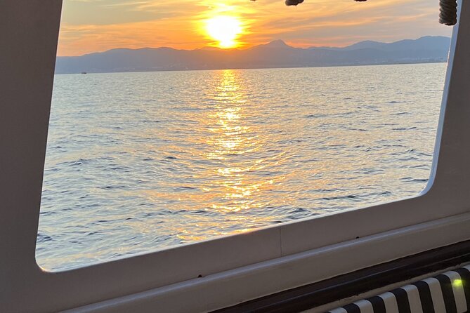 3-hour boat trip at sunset in the bay of Palma - The Cala Blava swim stop