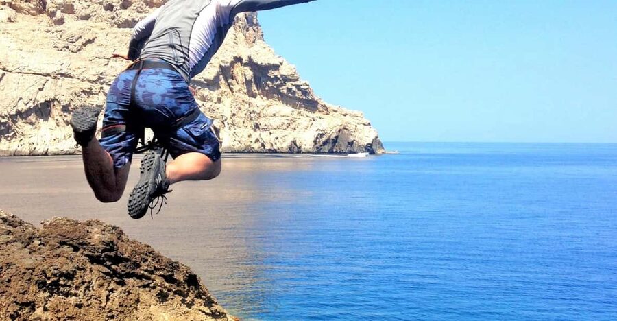 Alcudia: Coasteering Cliff Jumping - Starting on Carrer Fonoll