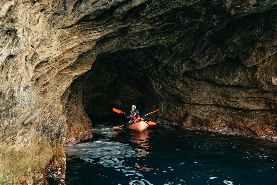 Alcudia: Guided Sea Kayaking Tour with Snorkeling - Sea caves, rock formations, and swimming stops