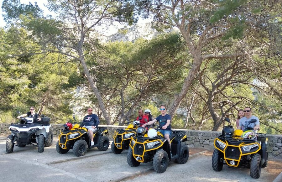 Alcudia: Quad Sightseeing Tour with Viewpoints - Climbing toward La Victoria Church