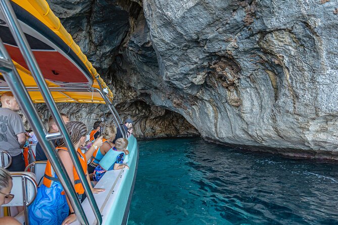Boat Trip to Llevant Natural Park and Blue Cave - Es Caló adds time ashore