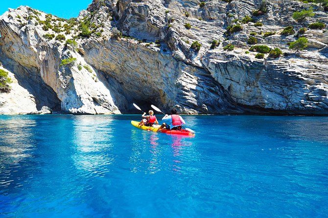 Breathtaking guided Kayak tour from Sant Elm the bay of Cala en Tió - The paddle toward Punta de na Galinda