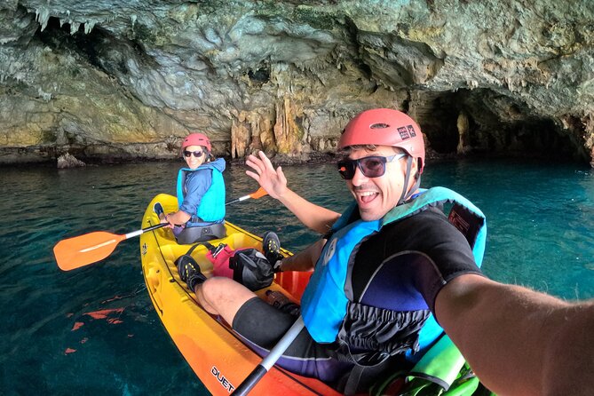 Cala Varques: Guided kayak Sea caves expedition & snorkeling - Starting from Cala Romantica