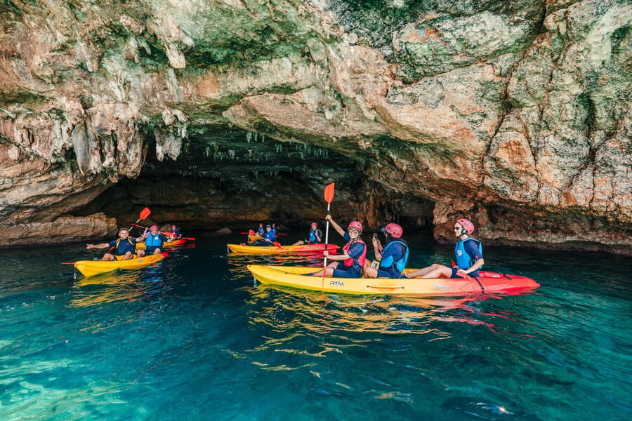 Cala Varques: Guided Sea Caves Kayak & Snorkeling Expedition - Photos, phones, and a small practical catch