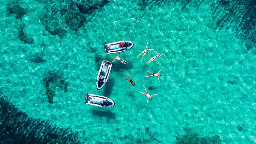 Calanova: Individual Jet Ski excursion with guide - Instructions, safety, and the no-license rule