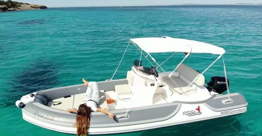 El Arenal: Private Mallorca Boat Rental (No License Needed) - Sailing toward Cala Blava