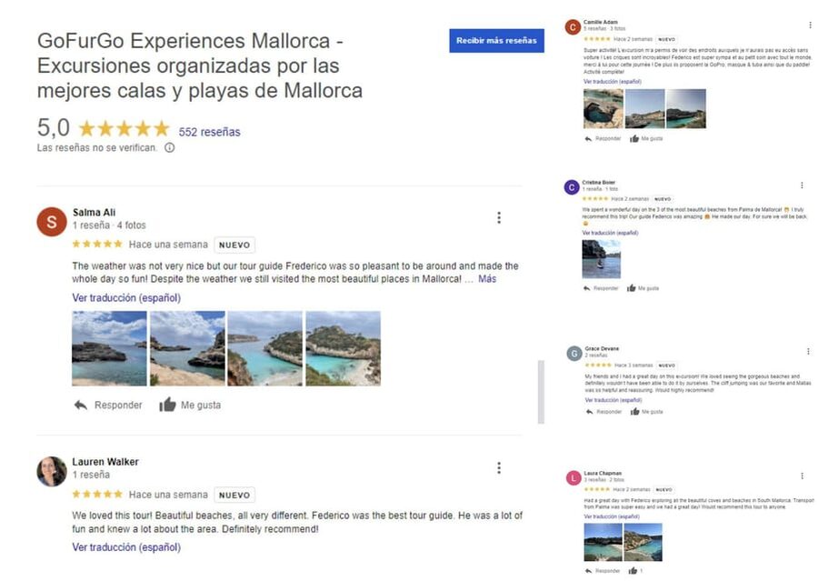 Experinence Cala Agulla / Molto with Paddlesurf and snorkel - FAQ
