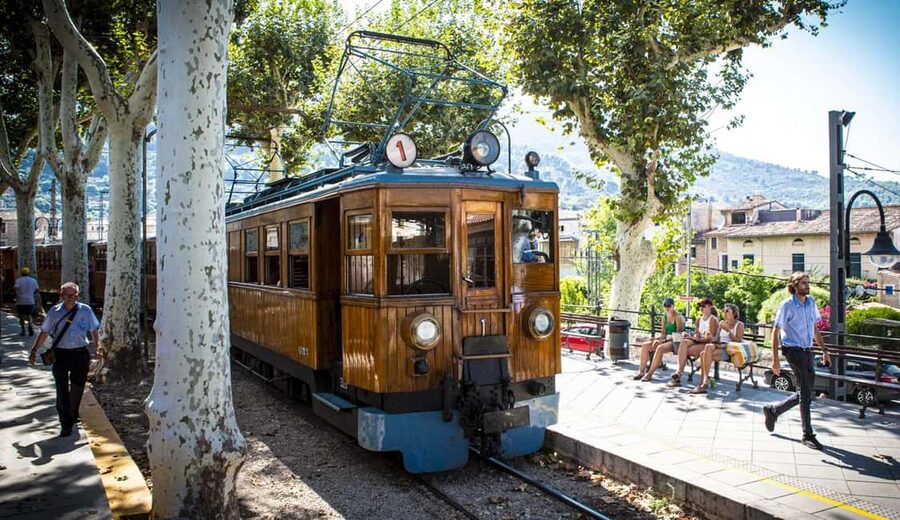 From Alcúdia: Soller Train and Tram Half Day Tour - Port de Soller around 6:00 PM
