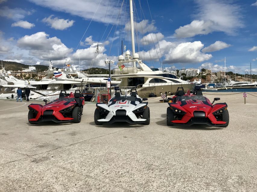 From Andratx: Formula Sunset Driving Tour - Sunset at Port Andratx