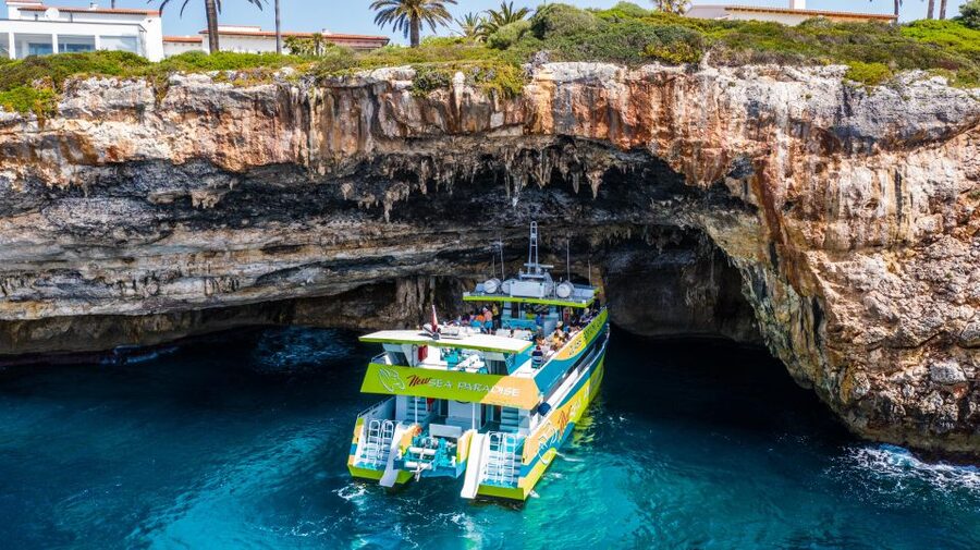 From Cala Bona: East Coast Glass-Bottom Boat Trip - The beaches and coves you will see