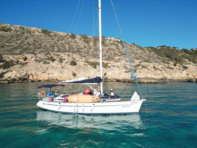 From can Pastilla : Sailing boat trip with Food & Drinks - Cala Blava gives you the first taste of the water