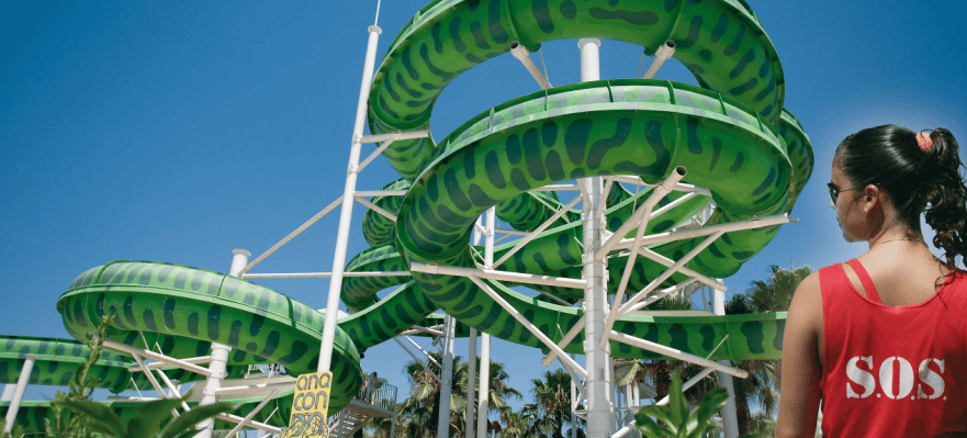 From Mallorca: Aqualand and Arenal Tickets and Transfer - Inside Aqualand Arenal: choosing your first ride