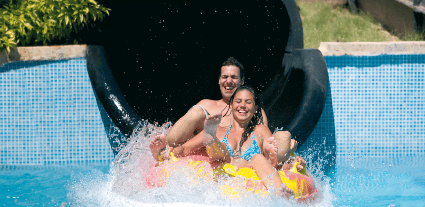 From Mallorca: Aqualand and Arenal Tickets and Transfer - The coach from Alua Boccaccio to El Arenal