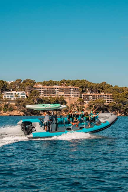 From Palma: 2-Hour Speedboat Tour with Drinks and Snorkeling - One hour at Cala del Mago