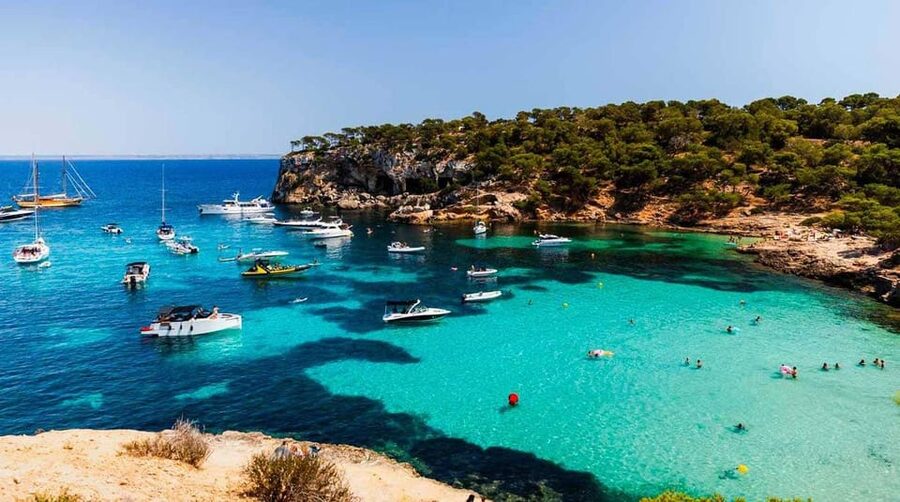 From Palma: Portal Vells Beach and Cave SUP & Snorkel Tour - Three hours at Platgeta de Portals Vells
