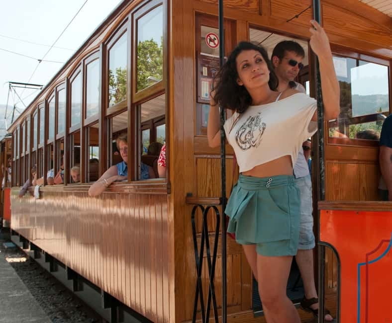 From Palma: Serra Tramuntana and Lluc Monastery Guided Tour - Sóller’s wooden train back toward Palma