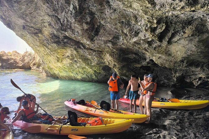 Kayak Tour with Caves, Snorkeling and Picnic (+ Cliff Jump) - Snorkeling, swimming, and marine life