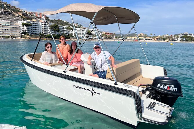 License free boat rental around the coast of santa ponsa - Swimming and Snorkeling From Your Own Boat