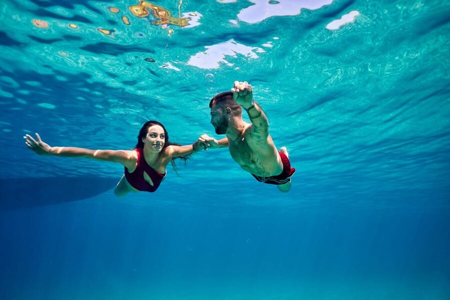 Mallorca: 2-Hour Coastline & Malgrat Islands Catamaran Tour - The catamaran itself: sun decks, toilets, and underwater views