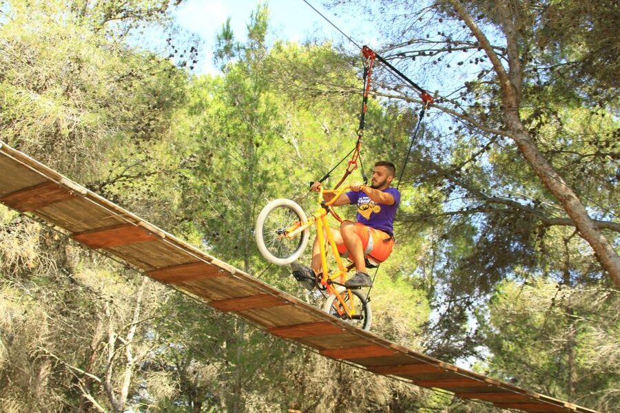 Mallorca: Adrenaline Tree Top Adventure Entry Ticket - A pine-forest adventure 500 meters from Santa Ponsa beach