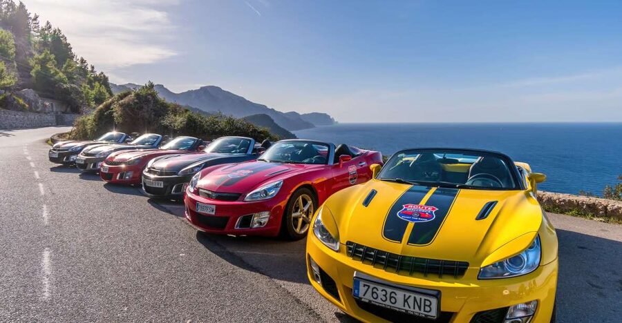 Mallorca: Cabrio Sports Car Tour - Port Portals and the polished marina side of Mallorca