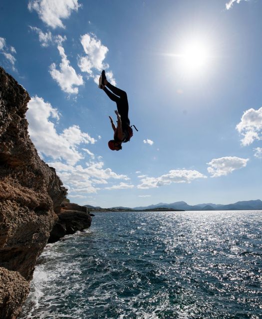 Mallorca: Cliff Jumping Adventure for Cruise Passengers - Cliff jumping in clear Mediterranean water