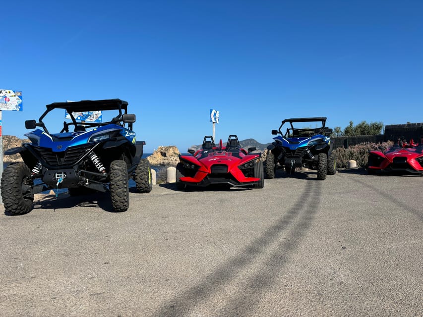 Mallorca: Formula Car and Buggy combo tour - Along the Calvia coast toward Malgratz Island