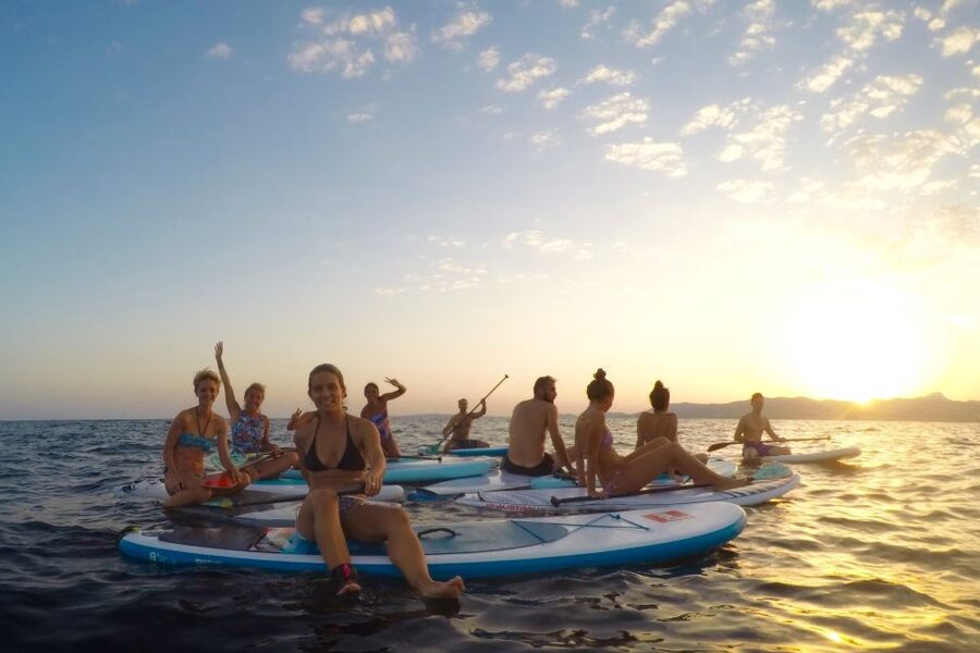 Mallorca: Kayak Sunset Tour from Ca'n Pastilla Beach - What the instruction is really like
