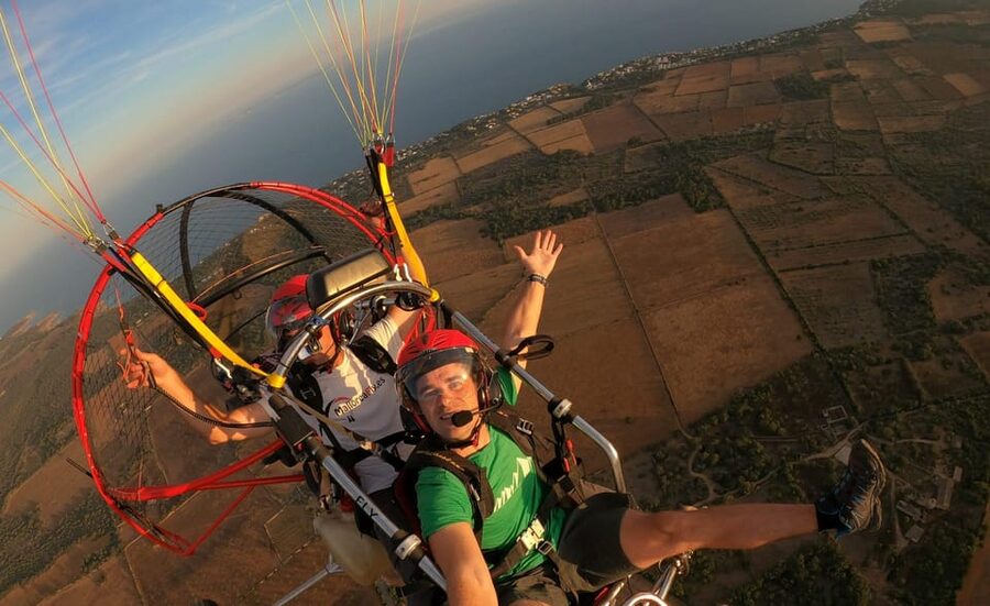 Mallorca: Paratrike Flight with Acrobatics and Engine Stop - What the 20-minute flight feels like