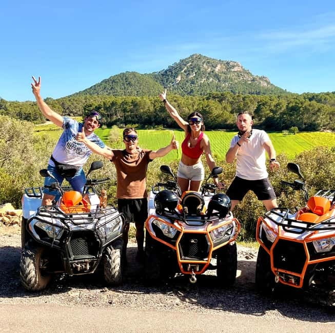 Mallorca: Quad Bike Tour, Snorkeling, and Cliff Jumping - Getting comfortable on the MXU 300