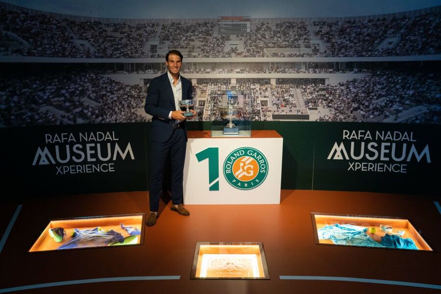 Manacor: Rafa Nadal Exhibition Entry Ticket - Original rackets make the career feel personal