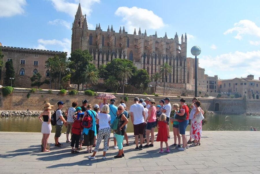Palma de Mallorca: City Walking Tour with The Cathedral - Narrow lanes, Plaza de Cort, and the Parliament
