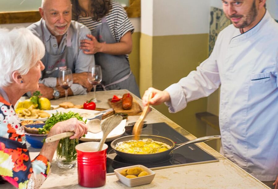 Palma de Mallorca: Spanish Cooking Experience - The shared table is part of the lesson