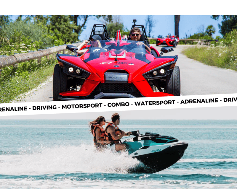 Peguera: Racing Car Drive and Jet Ski Combo Tour - What the $206 price really covers