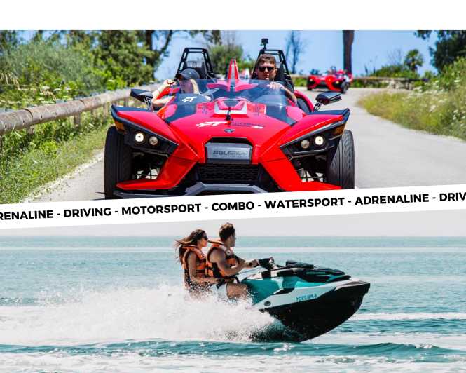 Peguera: Racing Car Drive and Jet Ski Combo Tour - Practical details before you book