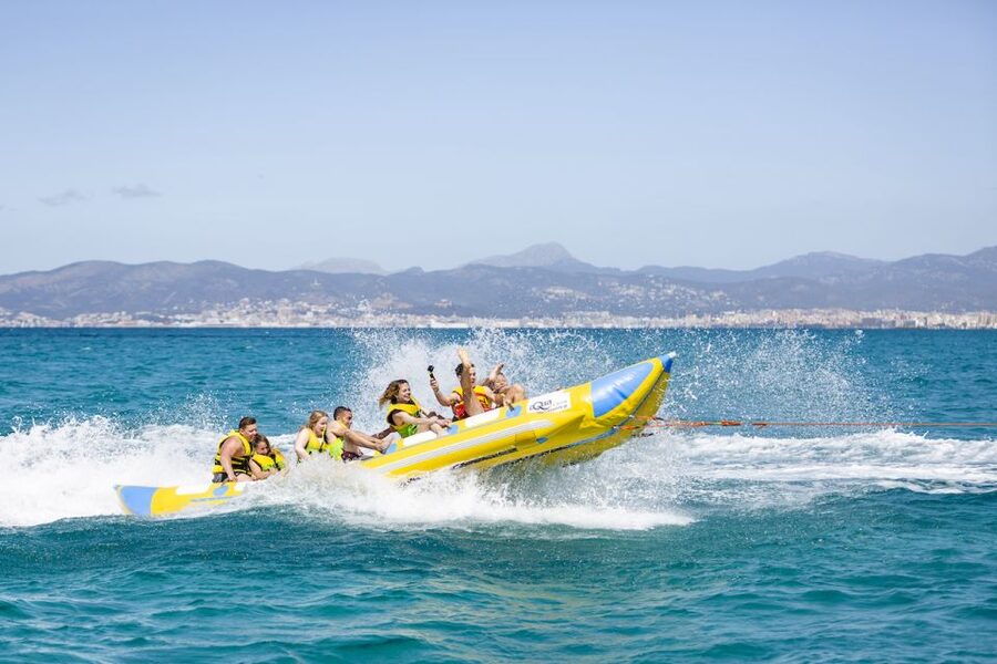 Playa de Palma: Banana Boat Ride - What the Playa de Palma banana boat ride is really like