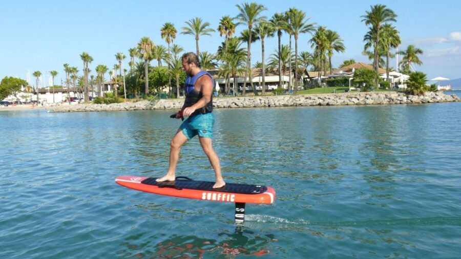 Port d'Alcúdia: Electric Foil Experience with Instructor - What riding an e-foil in Port dAlcúdia feels like