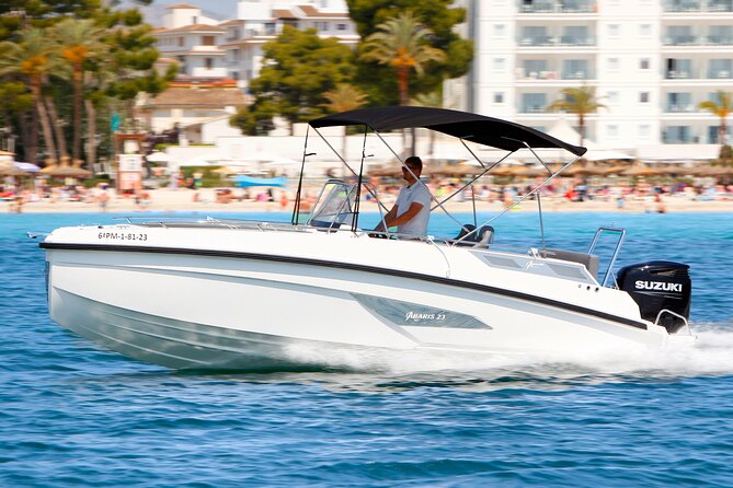 Private Boat Rental Abaris 23 from Alcudia - Why Coll Baix is worth the boat ride