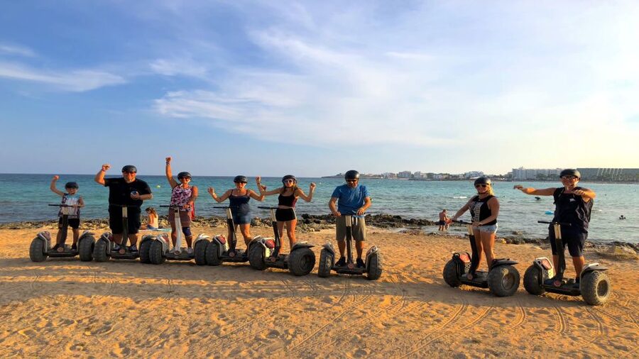 Sa Coma: Off-Road Segway Tour to Castell Punta de n'Amer - The rocky park track requires attention