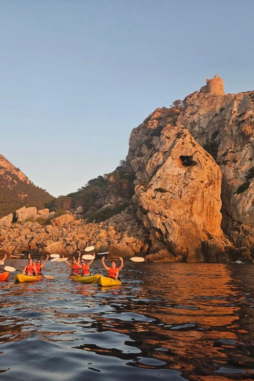 Sant Elm: Guided Kayak Sunset Tour with Picnic in a Cove - What the $81 price covers