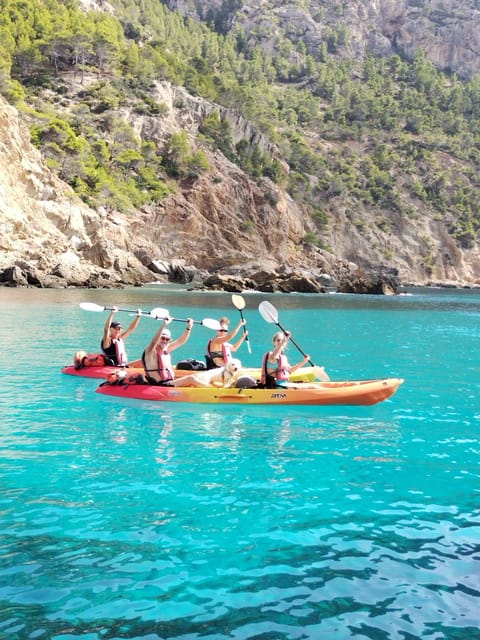 Sant Elm: Guided Kayak Sunset Tour with Picnic in a Cove - How this compares with a standard beach evening