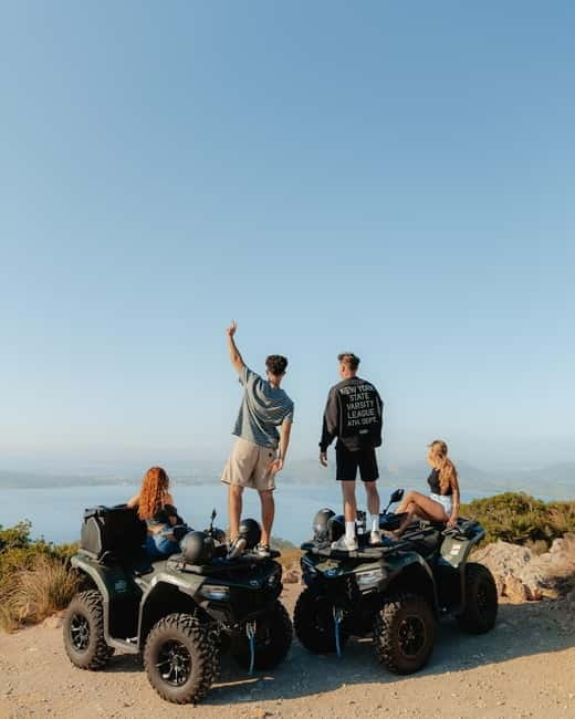 Sunset Quad Tour Alcudia - Cala San Joan brings the coastal stop